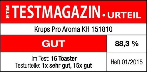 Krups ProAroma skrudintuvas 2 griežinėliai Juoda 700 W