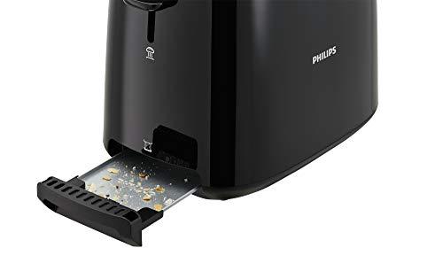 Philips Daily Collection HD2581/90 skrudintuvas 2 griežinėliai Juoda 830 W