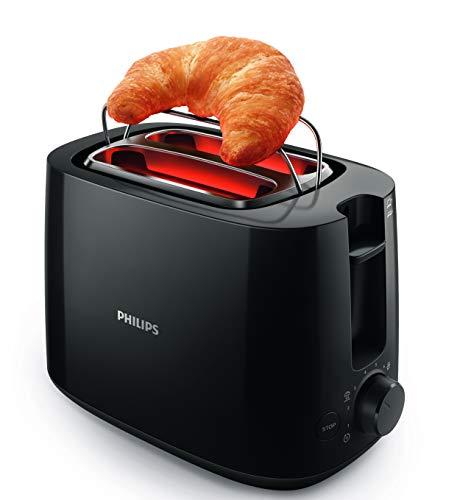 Philips Daily Collection HD2581/90 skrudintuvas 2 griežinėliai Juoda 830 W