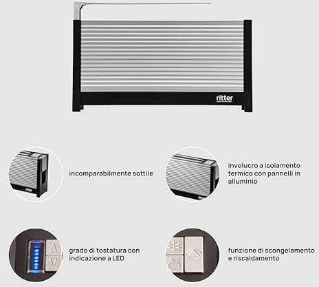 Skrudintuvas RTT Ritter Volcano 3 2 griežinėliai 950 W Aliuminis