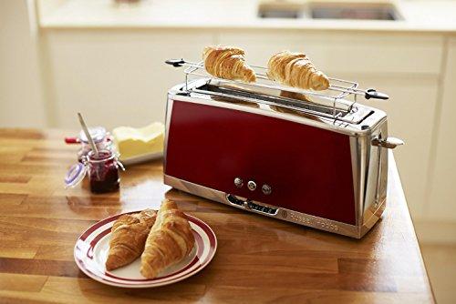 Skrudintuvas Russell Hobbs Luna Solar Raudona Long Slot (23250-56)