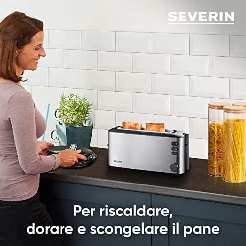 Severin AT 2515 automatinis skrudintuvas (Nerūdijančio plieno/Juodas)