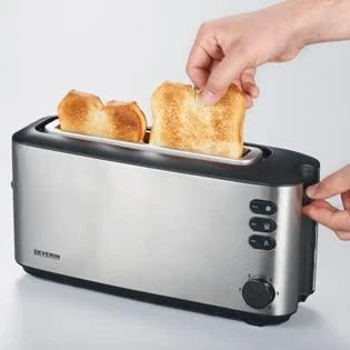 Severin AT 2515 automatinis skrudintuvas (Nerūdijančio plieno/Juodas)