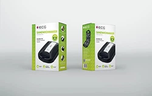 Sumuštinių keptuvas Sumuštinių keptuvė XXL ECG S 4232 Family Juodas