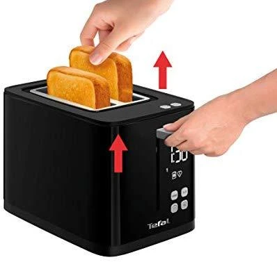Tefal TT640810 skrudintuvas 2 griežinėliai Juoda 850 W