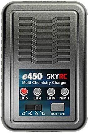 SkyRC e450 įkroviklis skirtas 6-8S LiPo / LiFe / LiHV 2-4S / NiMH