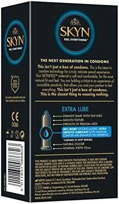 SKYN Extra Lubricated Prezervatyvai be latekso (10 vnt.)