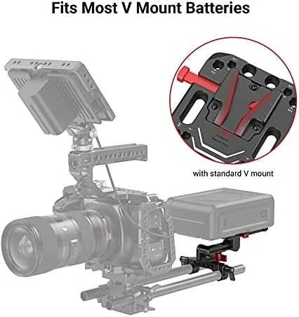 SMALLRIG 2991 BATTERY PLATE V-MOUNT W ADJ ARM