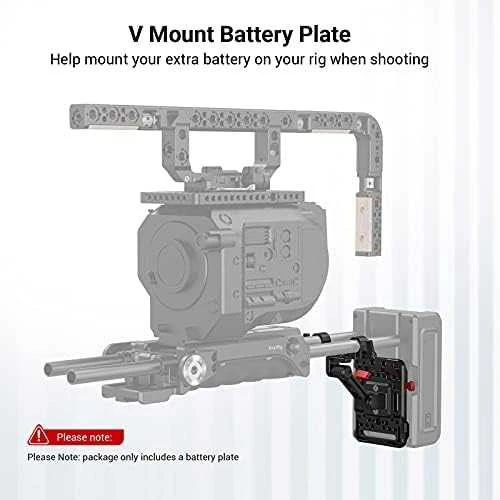 SMALLRIG 2991 BATTERY PLATE V-MOUNT W ADJ ARM