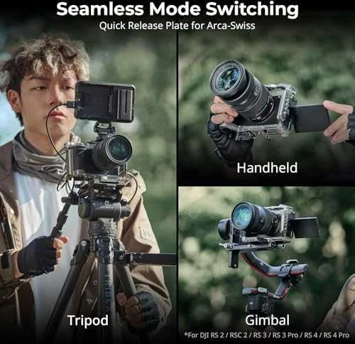 SmallRig 5198 HawkLock Quick Release Cage Kit for Sony A 7C II / 7CR