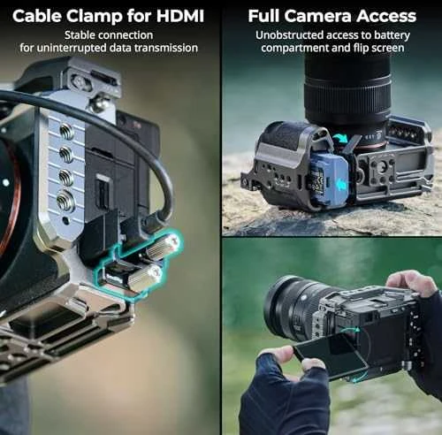 SmallRig 5198 HawkLock Quick Release Cage Kit for Sony A 7C II / 7CR