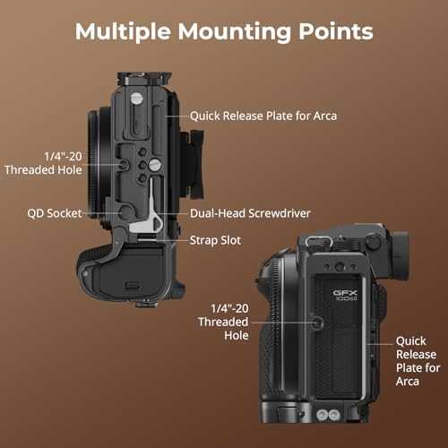 SmallRig 4716 L-Shape Mount Plate for FUJIFILM GFX100S II