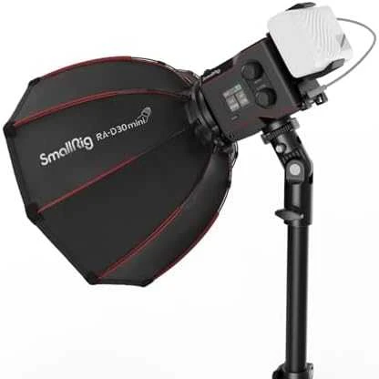 SMALLRIG 4376 LED VIDEO LIGHT COB RC 60B WITH POWERBANK CLAMP
