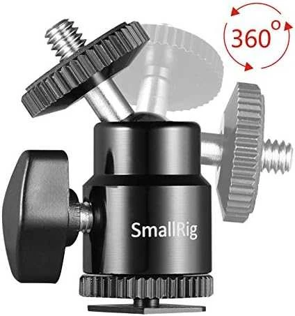 SMALLRIG 2059 CAMERA HOT SHOE -BALLHEAD-1/4"SC 2P