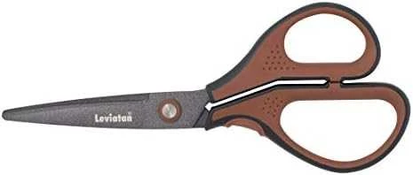 S+ Mart 17.5 cm žirklės su ruda rankena