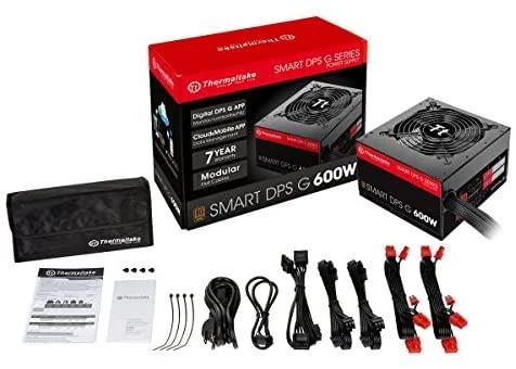 600W Thermaltake SMART DSP G 80+ Bronze Digital Kabelmanagement