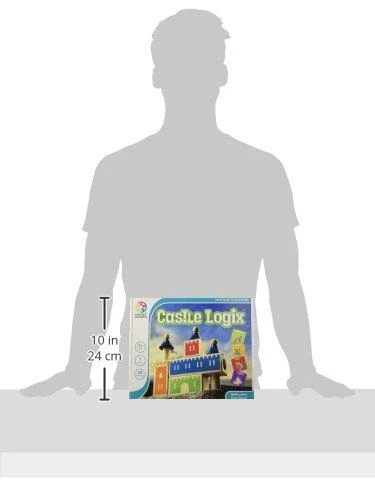 Iuvi Games Stalo žaidimas Castle Logix mediniais kaladėlėmis 48 užduotys