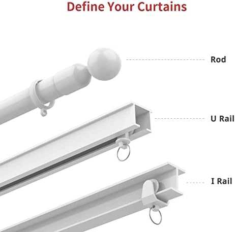 „SwitchBot Smarter Curtain Motor I Rail“ baltas