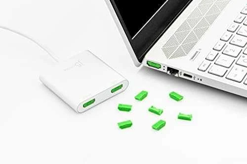 Šakotuvas Kabelių Priedas - SmartKeeper HMD04P1GN HDMI Prievado Blokatoriai 10 Vnt. Žali