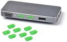 Šakotuvas Kabelių Priedas - SmartKeeper HMD04P1GN HDMI Prievado Blokatoriai 10 Vnt. Žali