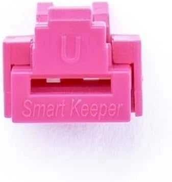 Tinklo Priedas - SmartKeeper NL03PKPK 10 RJ45 Uosto Blokatoriai su Užraktu Rožiniai