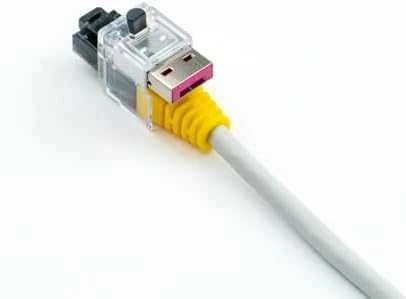 Šakotuvas Smart Keeper Smartkeeper SMARTKEEPER Basic LAN Cable Lock 12 - 12x kištukas, rožinis