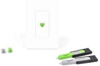 Tinklo Saugumo Prietaisas - SmartKeeper MNL04PKGY 4 RJ11 Prievadų Blokatoriai Pilki