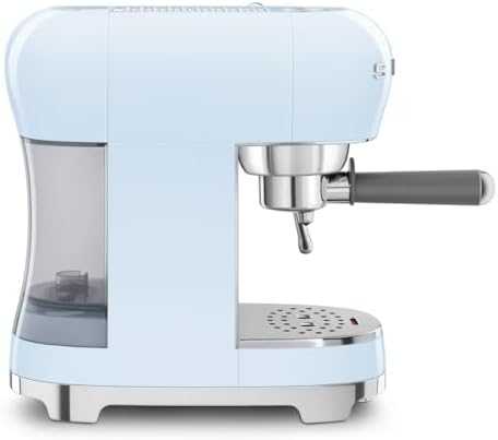 Kavos Aparatas - SMEG ECF02PBEU 15-Bar Pusiau automatinis Espresso Aparatas 1.1L Vandens Bakas Mėlynas