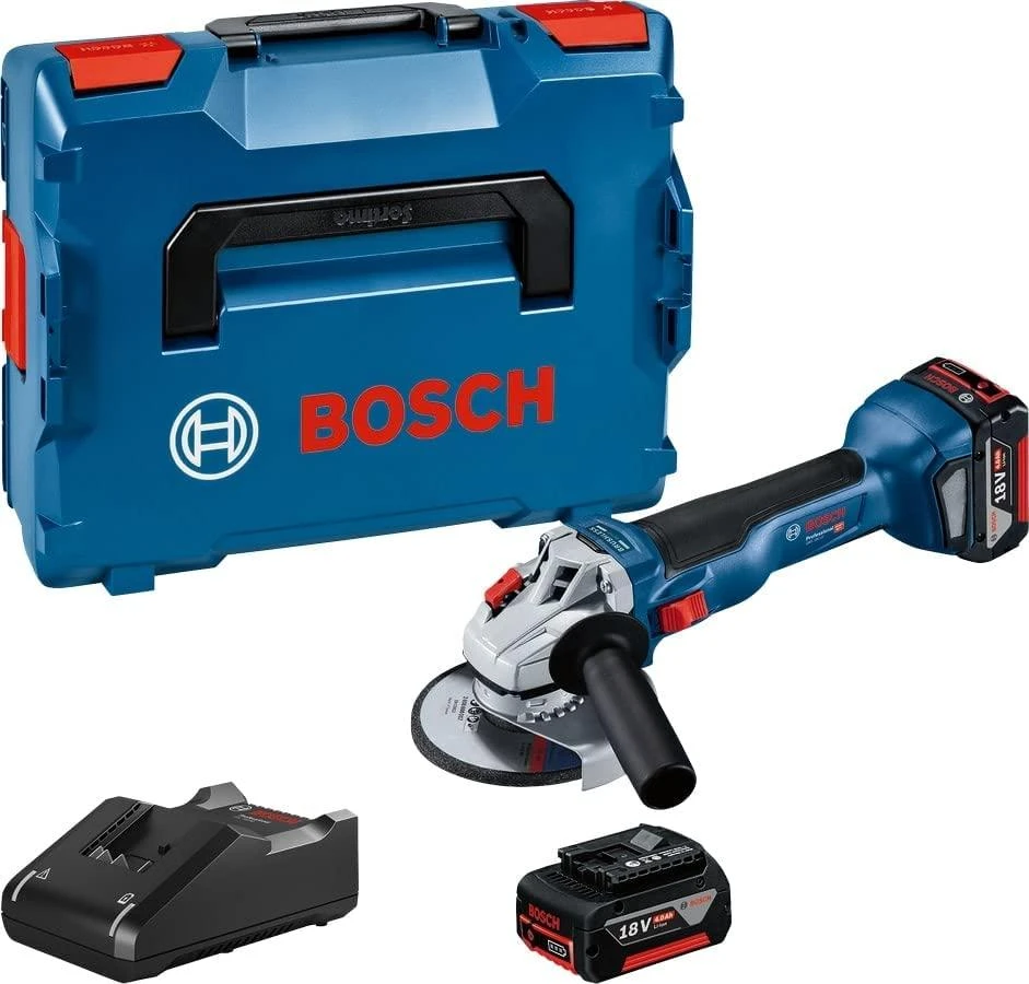 Bosch GWS 18V-10, LB 2x4.0, 18V-40
