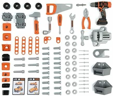 Black & Decker Smoby Profesinis žaidimų dirbtuvėlių rinkinys su įrankiais ir pjūklu