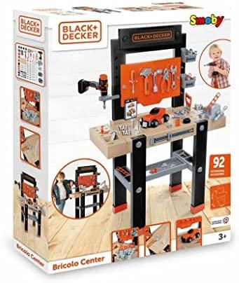 Black & Decker Smoby Profesinis žaidimų dirbtuvėlių rinkinys su įrankiais ir pjūklu