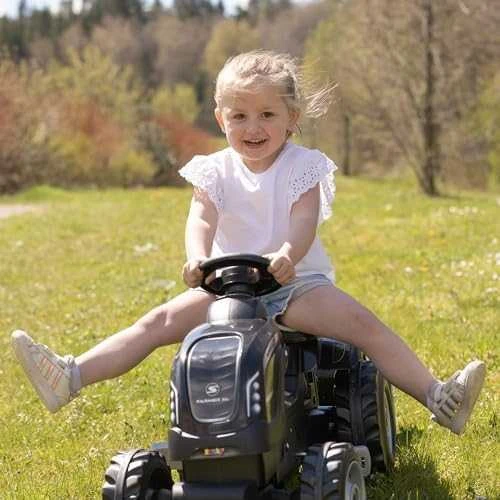 „Smoby Tractor XL Juodas for Pedal“ su priekaba