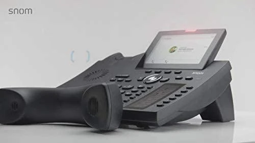 Snom D385 (4340) IP Telefonas 12 lines TFT, Juoda