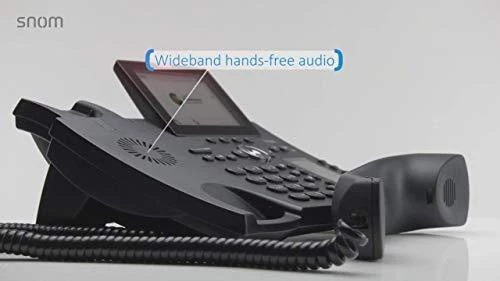 Snom D385 (4340) IP Telefonas 12 lines TFT, Juoda