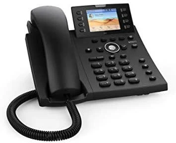 Snom D385 (4340) IP Telefonas 12 lines TFT, Juoda