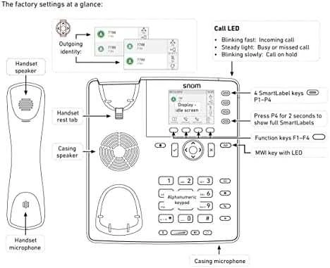 Telefono Snom snom D713