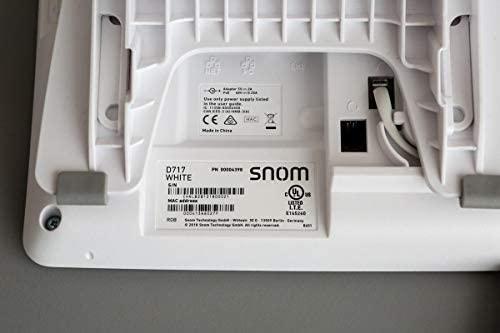 SNOM D717 VoIP stalinis telefonas, baltas