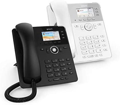 SNOM D717 VoIP stalinis telefonas, baltas