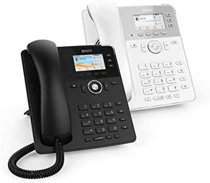 Carruzzo Snom Tischtelefon D717 IP telefonas Juoda 3 linijos TFT
