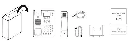 Snom SNOM D120 POE telefonas (4361) – 1E40107