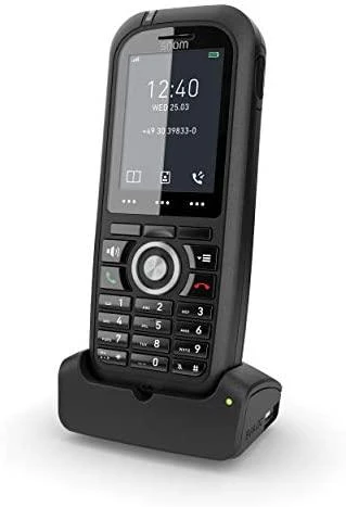 SNM Snom M80 DECT telefono ragelis Skambintojo ID Juoda