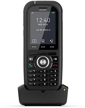 SNM Snom M80 DECT telefono ragelis Skambintojo ID Juoda