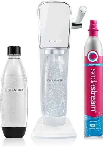 Gazuotų gėrimų gaminimo aparatas SodaStream ART, baltas