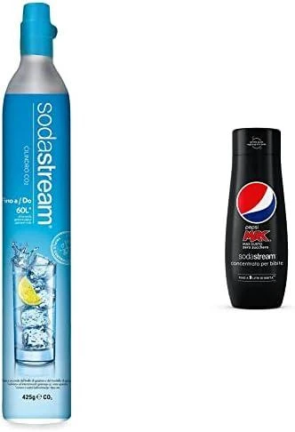 SodaStream prisukamas CO2 angliarūgštės cilindras, 60l, mėlynas