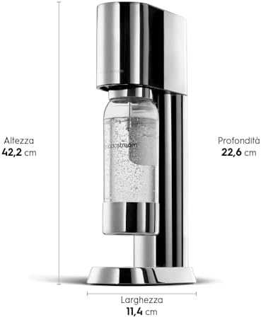 NAUJIENA! Gazuotų gėrimų gaminimo aparatas SodaStream Enso