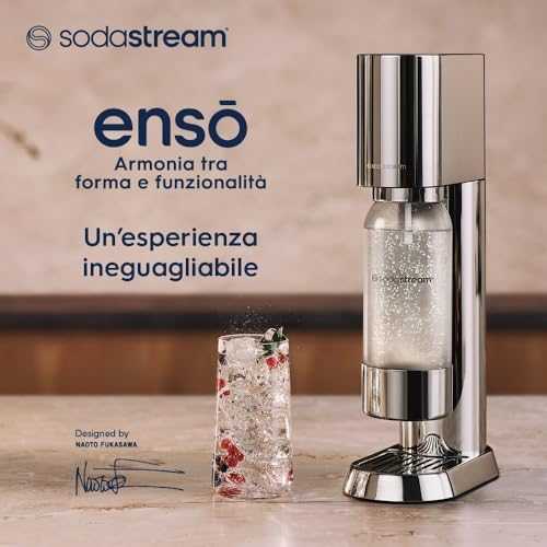 NAUJIENA! Gazuotų gėrimų gaminimo aparatas SodaStream Enso