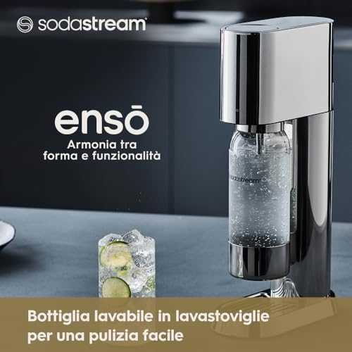 NAUJIENA! Gazuotų gėrimų gaminimo aparatas SodaStream Enso