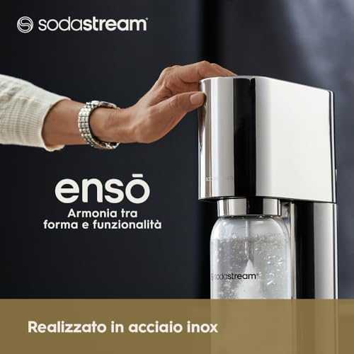 NAUJIENA! Gazuotų gėrimų gaminimo aparatas SodaStream Enso