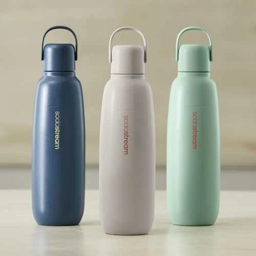 Buteliukas Sodastream Fizz & GO DWS, 0,9 l, Smėlio spalvos