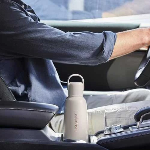 Buteliukas Sodastream Fizz & GO DWS, 0,9 l, Smėlio spalvos
